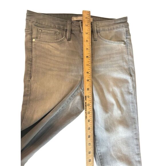Athleta sculptex Gray ￼ straight leg jeans size 4 - Picture 7 of 12